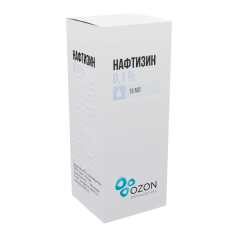 Изображение товара Нафтизин Озон капли назальные 0,1% 15мл