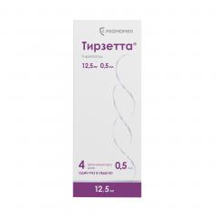 Изображение товара Тирзетта раствор для подкожного введения 12,5мг 0,5мл №4