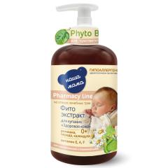 Изображение товара Наша Мама Фармация Лайн фито-экстракт для купания Здоровая кожа 300мл