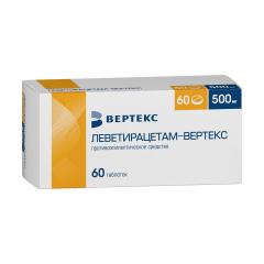 Изображение товара Леветирацетам-Вертекс таблетки 500мг №60