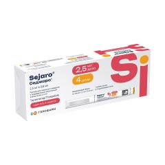 Изображение товара Седжаро раствор для подкожного введения 2,5мг/доза шприц-ручка 2,4мл №1+игла№4