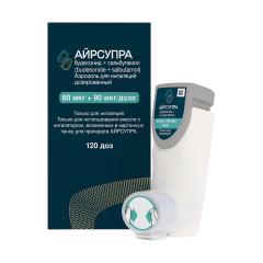 Изображение товара Айрсупра аэрозоль для ингаляций 80мкг+90мкг/доза 120доз
