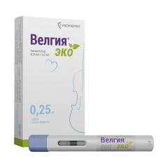 Изображение товара Велгия Эко раствор подкожно 0,25мг/0,5мл автоинъектор №4