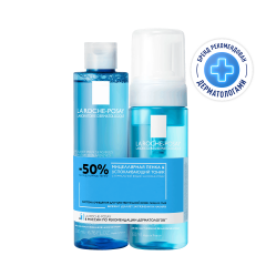 Изображение товара Ля рош позе Толеран набор тоник успокаивающий для чувствительной кожи 200мл+пенка мицеллярная очищающая для чувствительной кожи 150мл