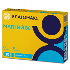 Изображение товара Благомакс Магний В6 капсулы №30