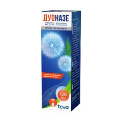 Изображение товара Дуоназе спрей назальный 137мкг+50мкг/доза 23г 120доз