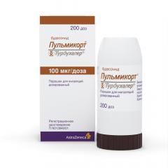 Изображение товара Пульмикорт Турбухалер порошок для ингаляций доз. 100мкг/доза 200доз