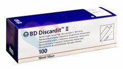 Изображение товара Шприц 2-х комп. BD Discardit 10мл №100