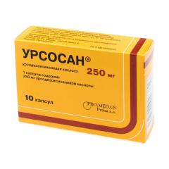 Изображение товара Урсосан капсулы 250мг №10