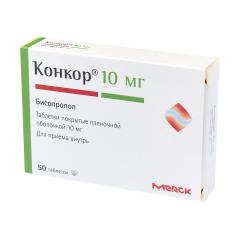 Изображение товара Конкор таблетки покрытые оболочкой 10мг №50