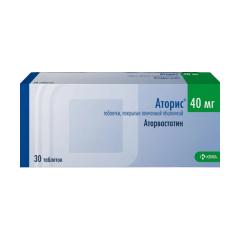 Изображение товара Аторис таблетки 40мг №30