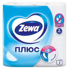 Изображение товара Зева Плюс бумага туалетная белая №4