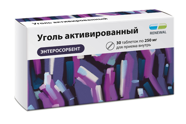 Изображение товара Уголь активированный Реневал таблетки 250мг №30
