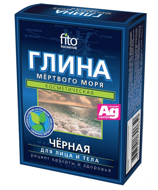 Изображение товара Черная глина Мертвого моря Фитокосметик 100г для ухода за кожей