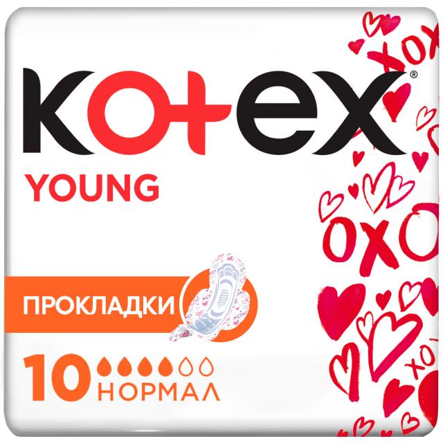 Изображение товара Гигиенические прокладки Котекс Ultra YOUNG для молодых девушек 10 шт