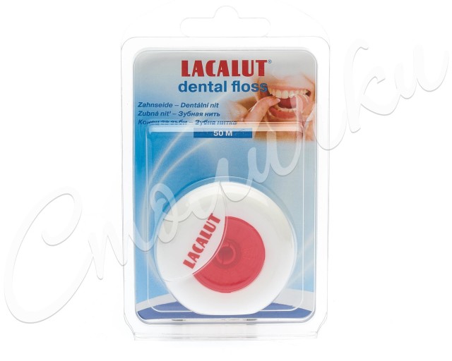 Изображение товара Лакалют зубная нить Дентал 50м для межзубной гигиены