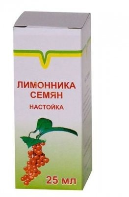Изображение товара Лимонника семян настойка 25мл - стимулирующее средство для ЦНС и сердечно-сосудистой системы