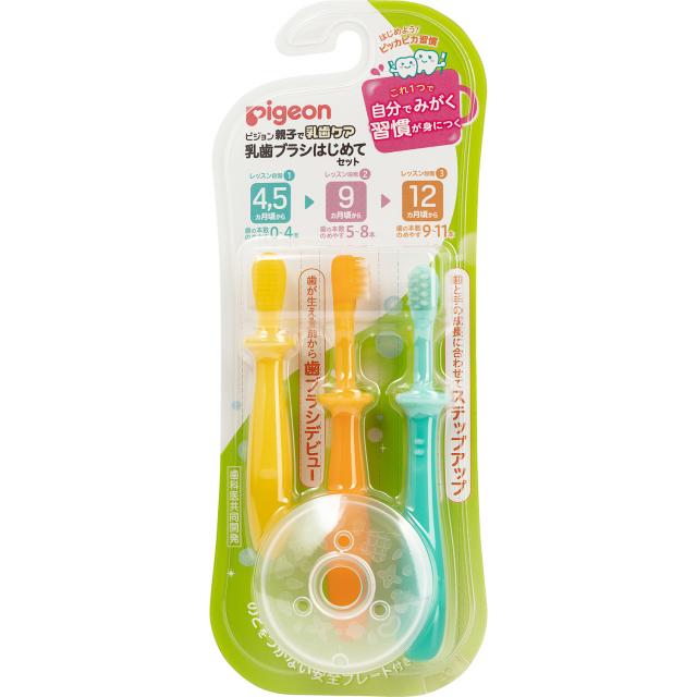 Изображение товара Детская зубная щетка Пиджен №3 4,5-18 мес пошаговая система обучения