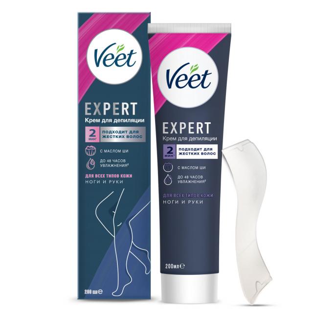 Изображение товара Крем для депиляции Veet Expert 200 мл для тела и чувствительной кожи