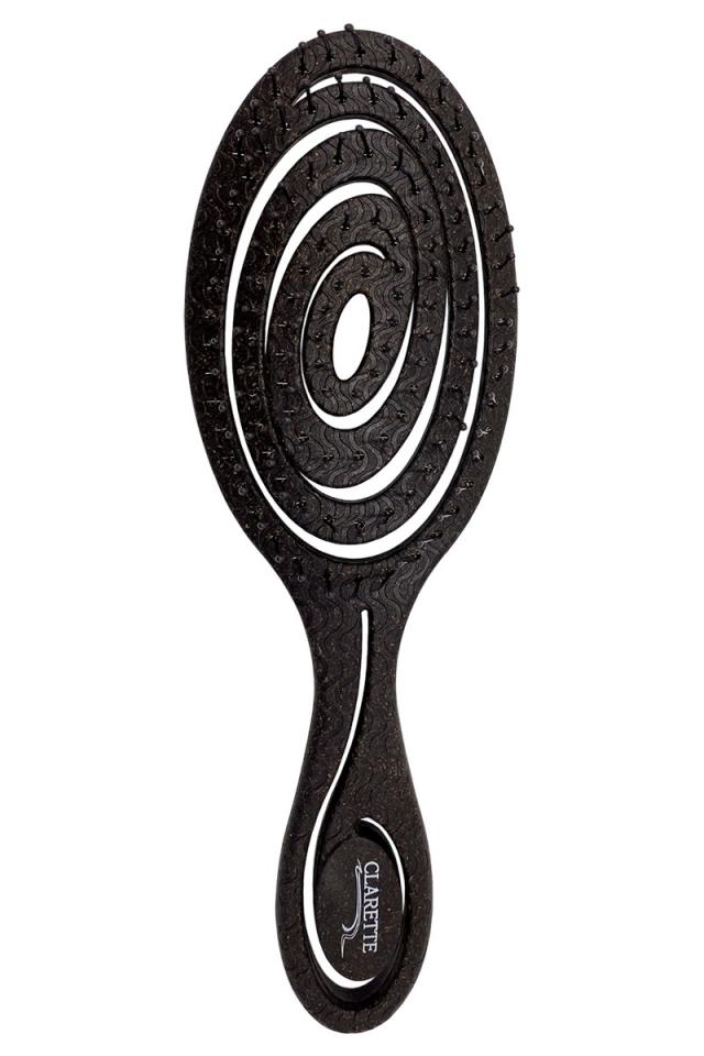 Изображение товара Щетка для волос Кларетт из натурального молотого кофе экологичная и деликатная