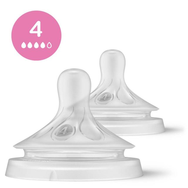 Изображение товара Соска Philips Avent Natural Response средний поток от 3 месяцев SCY964/02