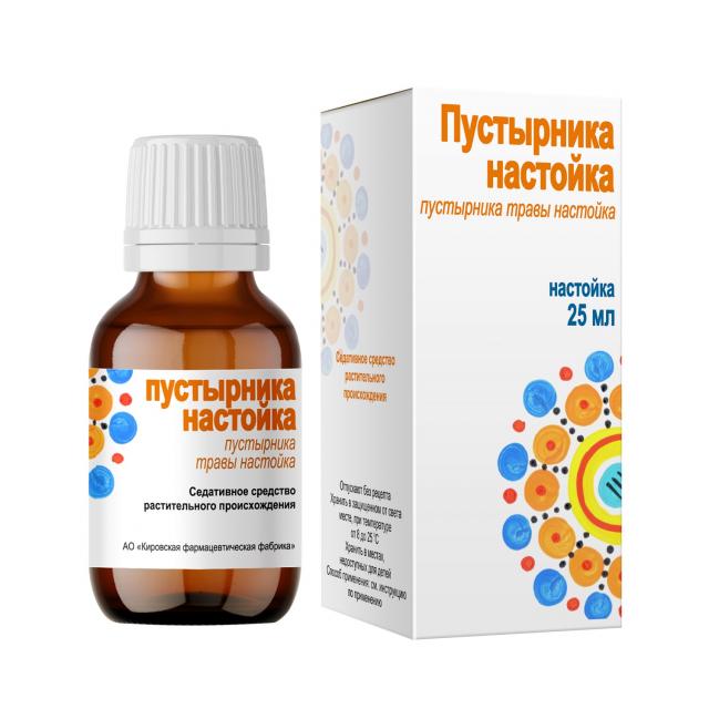 Изображение товара Пустырник настойка 25 мл для снижения нервного напряжения и бессонницы