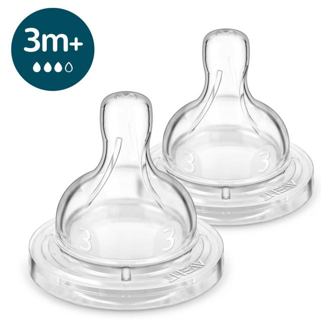 Изображение товара Соска для бутылочки Philips Avent Anti-colic средний поток 3 мес. №2