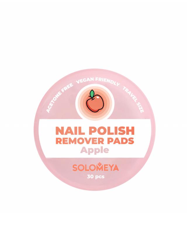Изображение товара Салфетки для снятия лака Соломея яблоко, 30 шт - без ацетона, с ароматом яблока